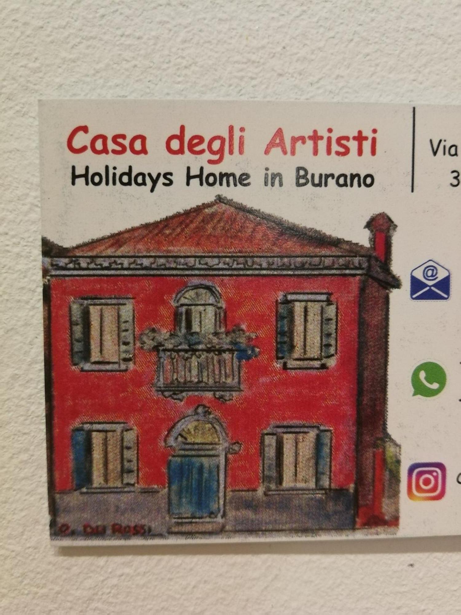 Apartamento Casa Degli Artisti Burano Exterior foto